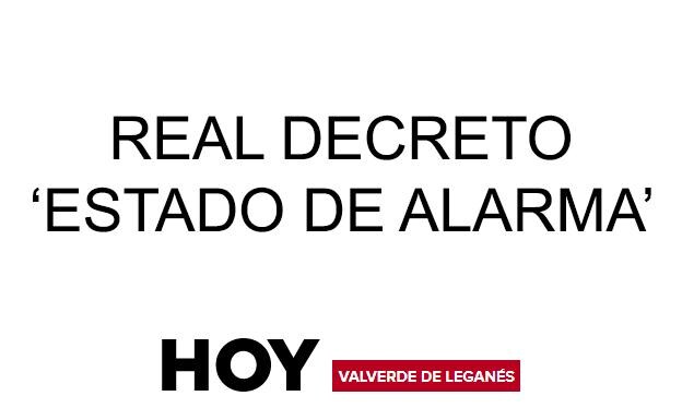 El Gobierno de España aplica el Real Decreto 'Estado de Alarma'