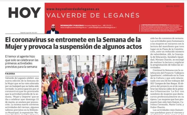 HOY se publica la edición número 102 de HOY Valverde de Leganés