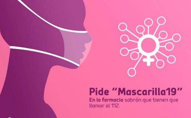 La Junta se suma a la campaña 'mascarilla 19', el código clave para proteger a las mujeres víctimas de la violencia machista