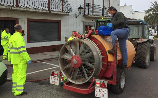 Hoy lunes, comienzan los trabajos de desinfección en lugares de mayor afluencia