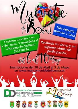 Hoy finaliza el plazo para inscribirse en la actividad 'Muévete ahora'