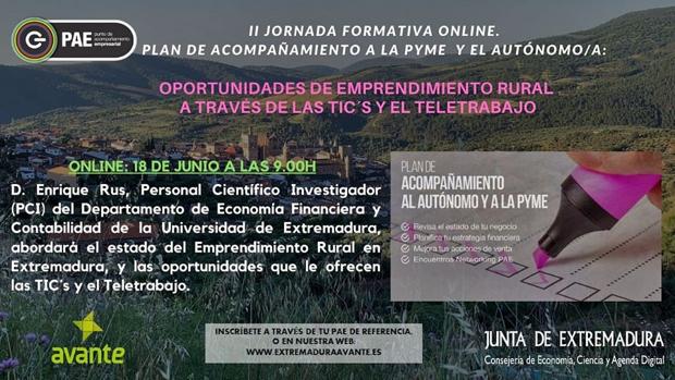 Nueva jornada formativa online organizada por la RED PAE