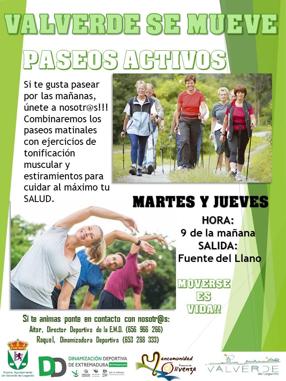 Se organizan paseos por las mañanas