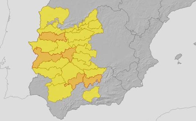 Aviso naranja para este sábado