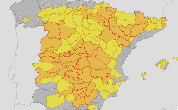 Continua la alerta naranja