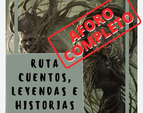 Se completa el aforo de la ruta de cuentos, leyendas e historias en solo unas horas