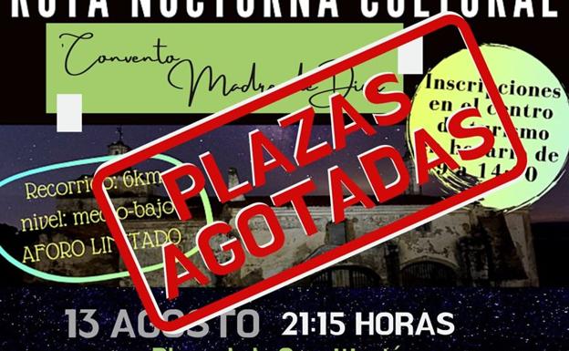 Agotadas las plazas para la ruta del convento