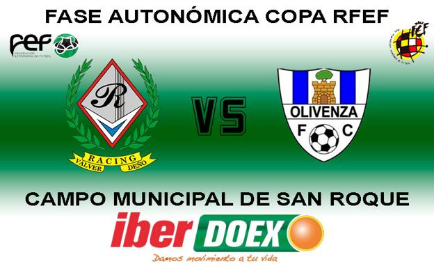 Un Racing – Olivenza para la Copa Real Federación Española de Fútbol