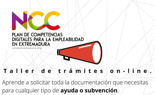 El NCC vuelve de sus vacaciones con un taller gratuito de trámites online