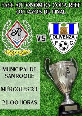 Este miércoles, Racing Valverdeño - Olivenza