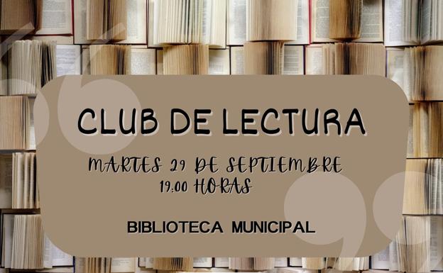Este martes, encuentro del Club de Lectura