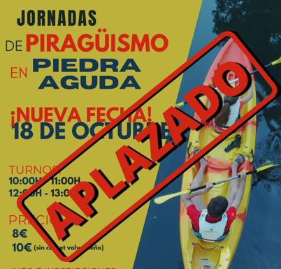 La situación obliga a suspender la jornada de piragüismo