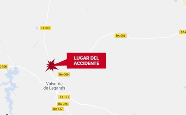 Un motorista resulta herido en una colisión con un coche cerca de Valverde de Leganés