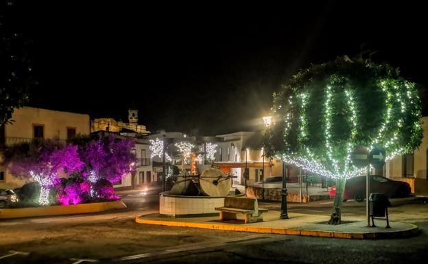 Valverde ya luce la Navidad