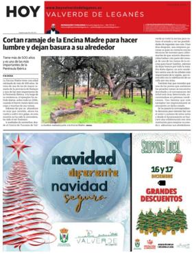 Este sábado se publica la edición 111 de Hoy Valverde de Leganés