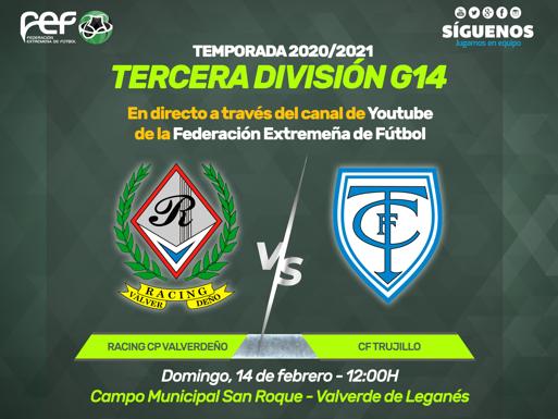 La Federación Extremeña de Fútbol retransmitirá el Racing – Trujillo