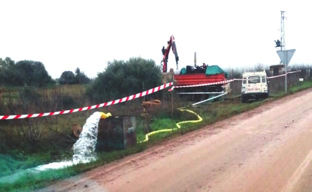 El agua del pozo de la carretera de Táliga es apta para el consumo humano