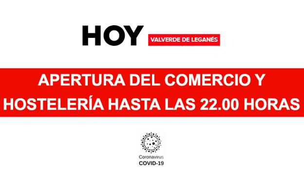 Se permitirá ampliar el horario comercial y de la hostelería hasta las 22.00 horas