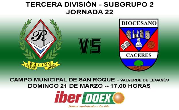 El Racing buscará la heroica ante el Diocesano