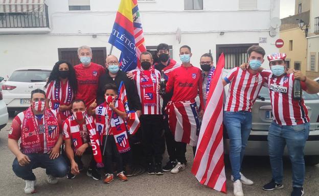 Los colchoneros de Valverde celebran el título de liga