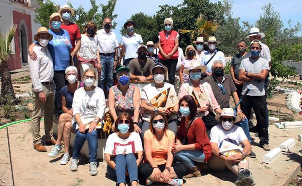 Se clausura el curso de jardinería en el Parque Arqueológico y Natural El Rebellao
