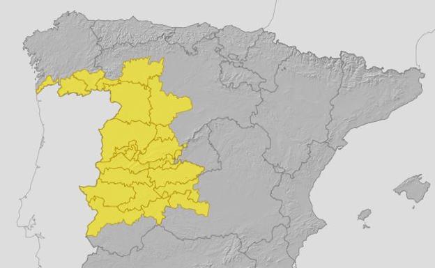 Alerta amarilla por tormentas