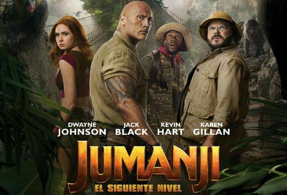 Este jueves vuelve el cine de verano con la película 'Jumanji: siguiente nivel'