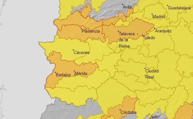 Alerta naranja por altas temperaturas