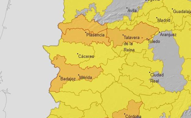 Se mantiene la alerta naranja para este domingo