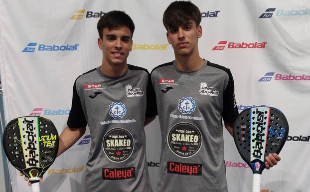 Fernando y Kevin finalizan terceros en Extremadura y jugarán la previa nacional en Alicante