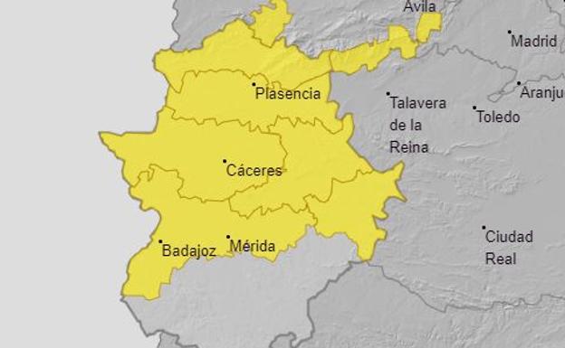 Activada la alerta amarilla por tormentas