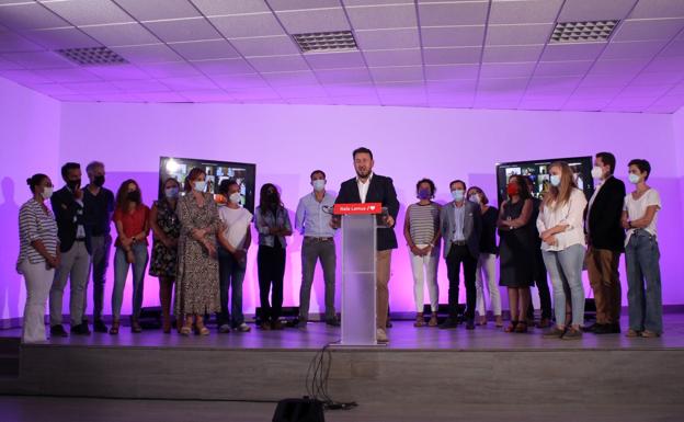 Rafael Lemus presenta su precandidatura en Valverde de Leganés