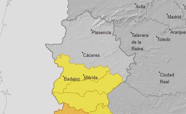 Se activa la alerta amarilla por lluvias para esta noche y mañana