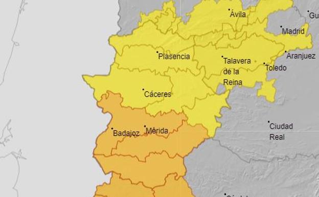 La alerta por lluvias y tormentas pasa a naranja
