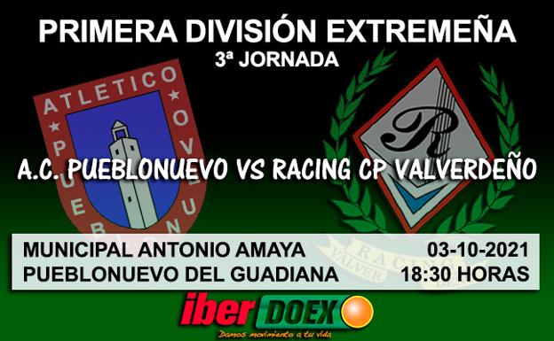 Primer gran partido para el Racing Valverdeño