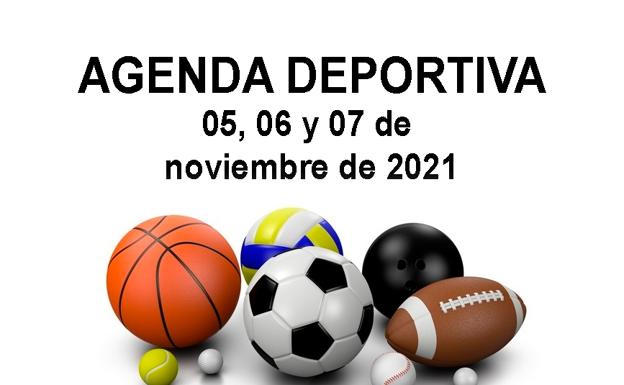 Agenda deportiva del fin de semana