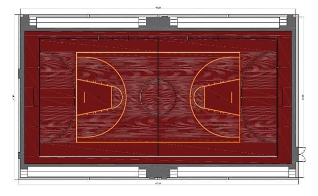Se rehabilitará el pabellón polideportivo