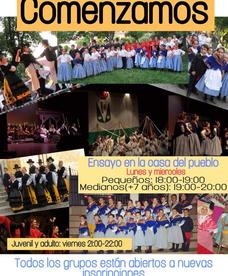 Comienzan los ensayos de los Coros y Danzas de Valverde de Leganés