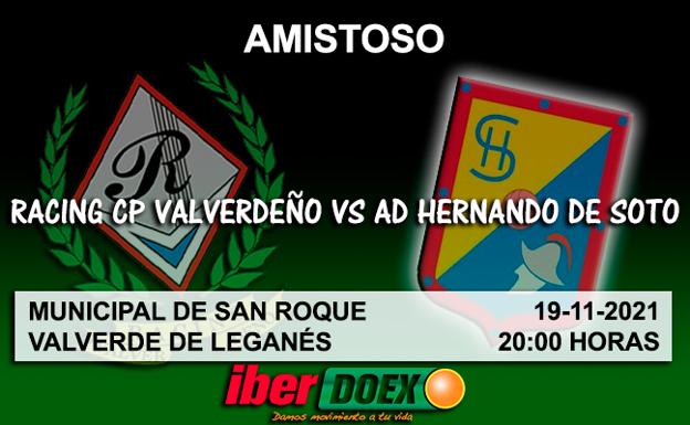 Encuentro amistoso del Racing contra el AD Hernando de Soto
