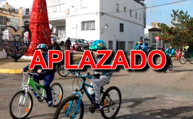 Aplazado el paseo navideño en bici