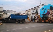 Iniciados los trabajos para aprovechar el agua del pozo de la carretera de Táliga