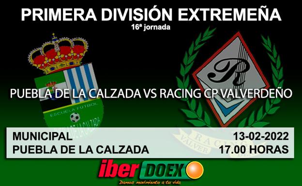 El Racing visita al Puebla de la Calzada