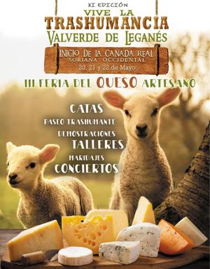La XI edición de 'Vive la Trashumancia' y la III Feria del Queso Artesano serán el fin de semana del 20, 21 y 22 de mayo