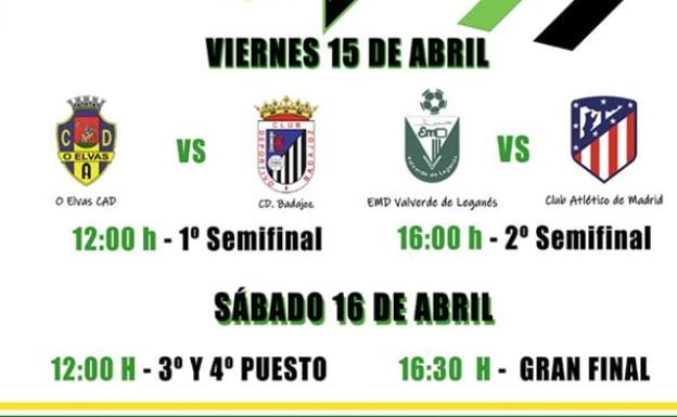 Los infantiles de la EMD se enfrentarán a los del Atlético de Madrid, el viernes 15 de abril en el I Torneo Ibérico de Fútbol 'Villa de Valverde'