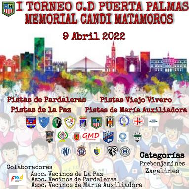Los zagalines de la Escuela Municipal de Deportes jugarán el I Torneo CD Puerta Palmas Memorial Candi Matamoros