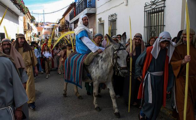 La procesión de la burrita, el Domingo de Ramos, inicia una esperada Semana Santa