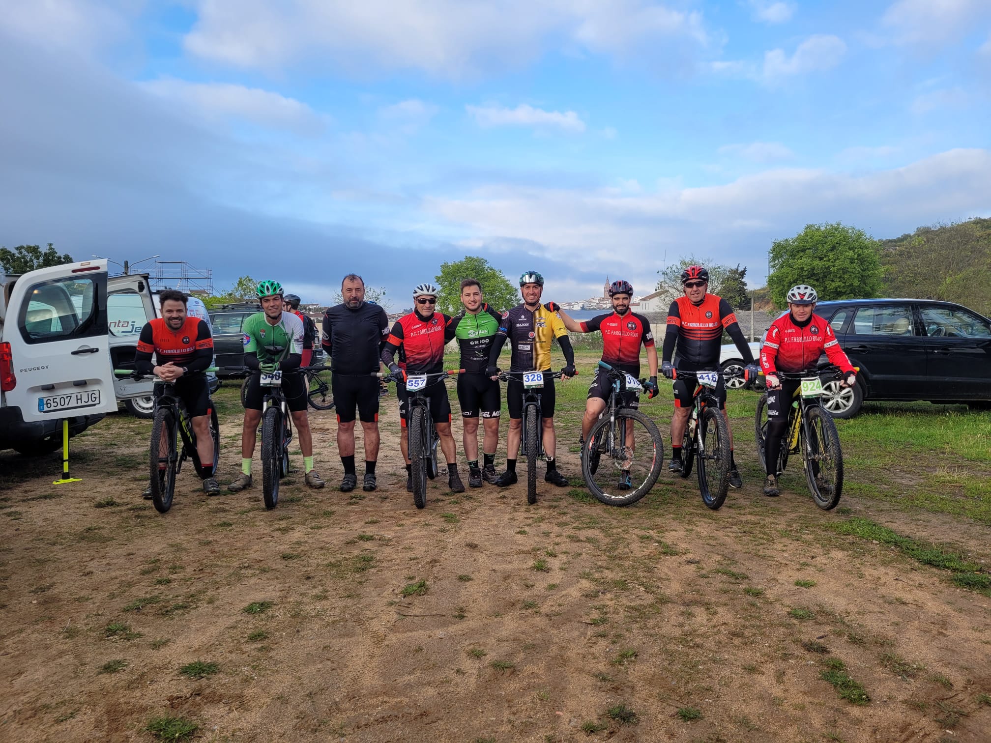 Diez valverdeños finalizan el X Maratón Templario MTB de Jerez