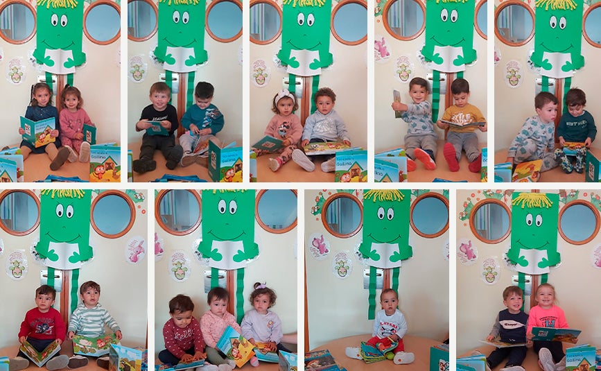 En la guardería municipal también se fomenta la lectura en la Semana del Libro