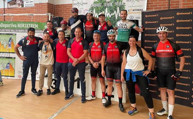 Catorce 'Farolillos Rojo' y una 'Diabla Bike' participan en la Nor3Xtrem en Hervás