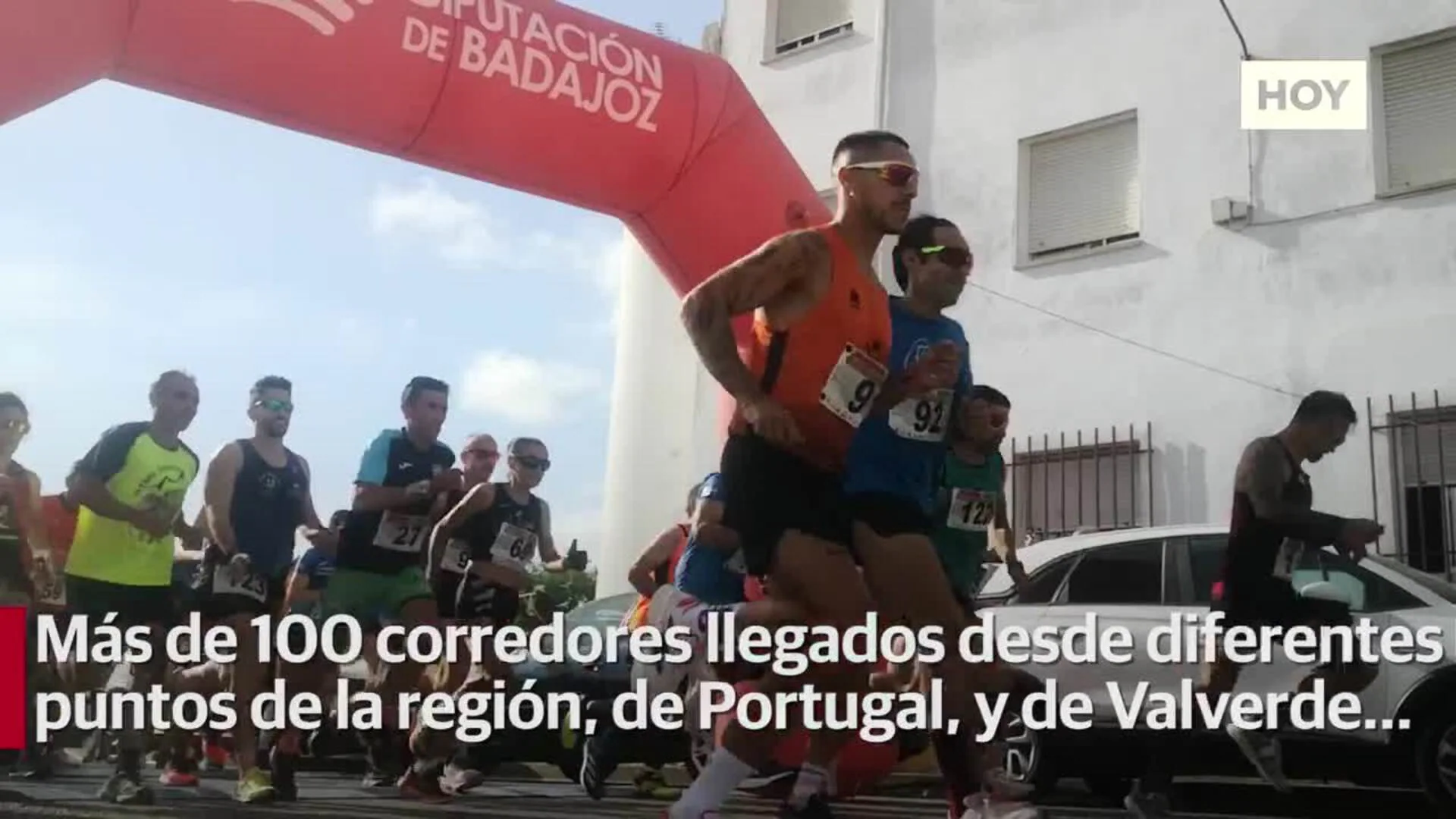 ​El Cross 'Vive la Trashumancia' reúne a más de un centenar de corredores en Valverde de Leganés​